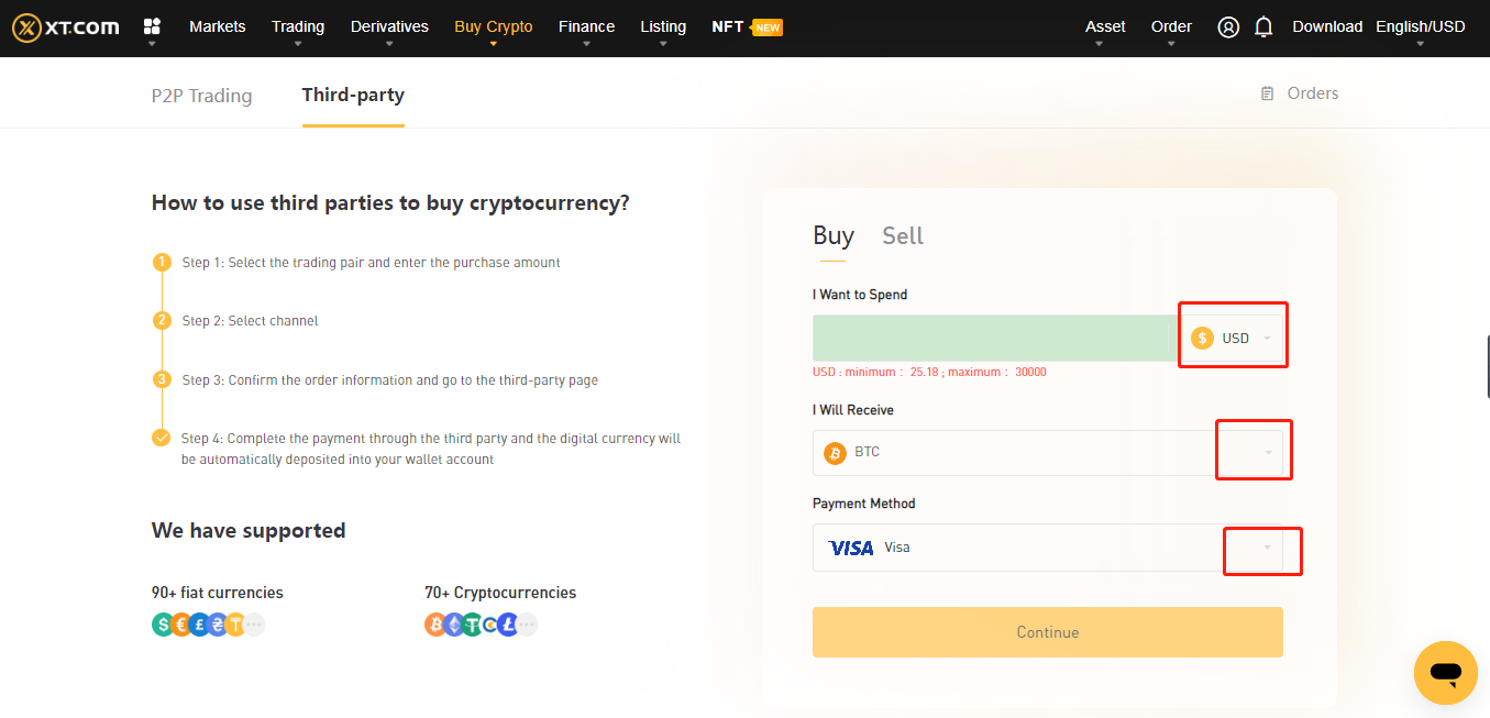 How to Deposit/Withdrawal Cryptos via 3rd Party Payments – Help Center