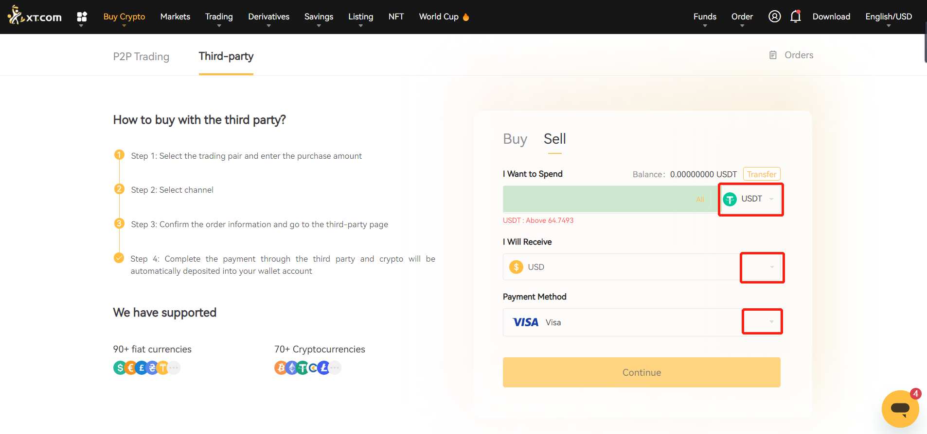 How to Deposit/Withdrawal Cryptos via 3rd Party Payments – Help Center