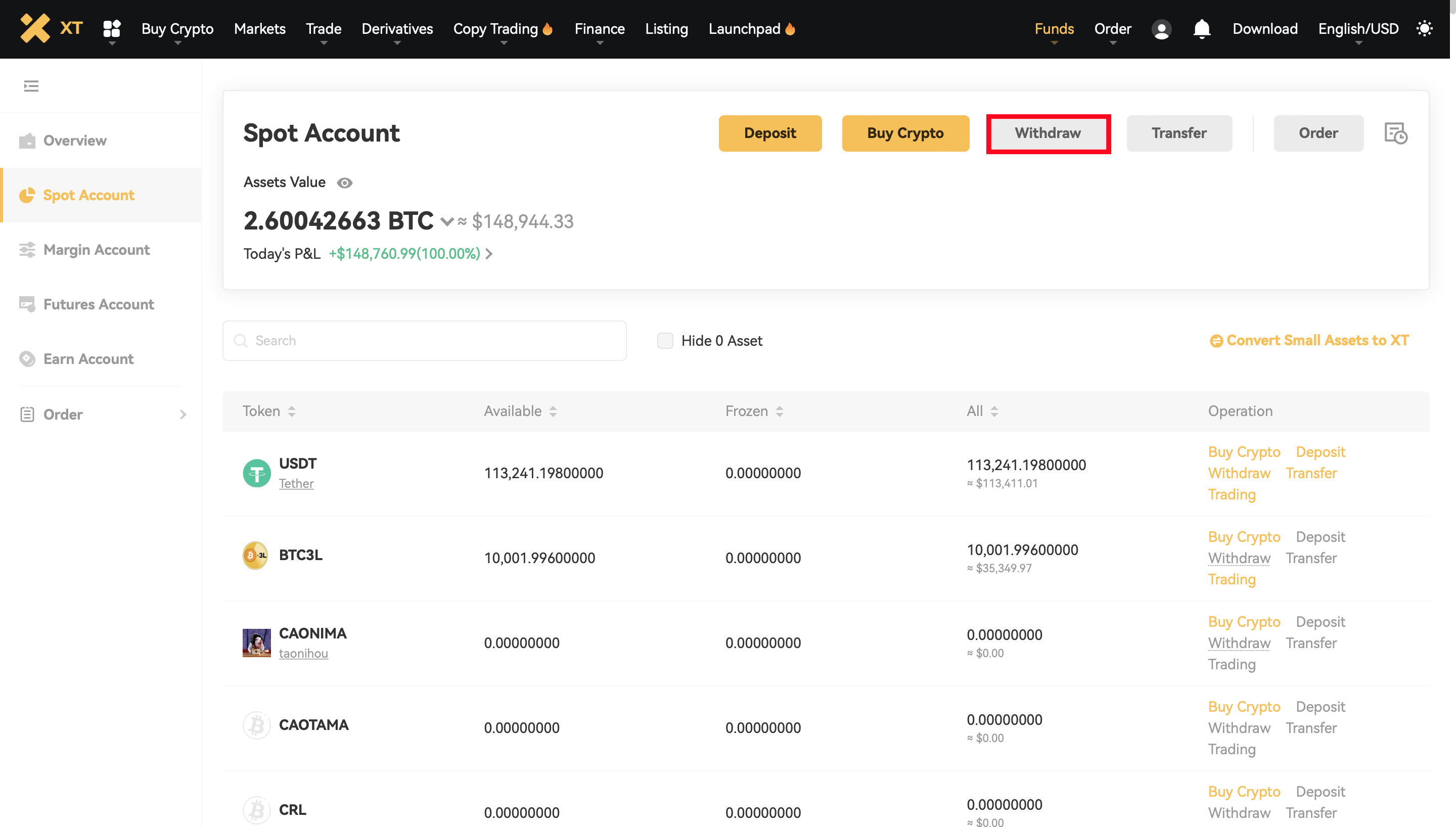 Cómo retiro criptomonedas en XT (WEB y APP)? – Centro de asistencia